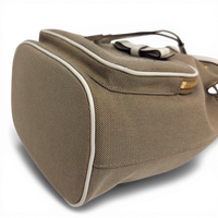 Canvas Bucket Bag Beige