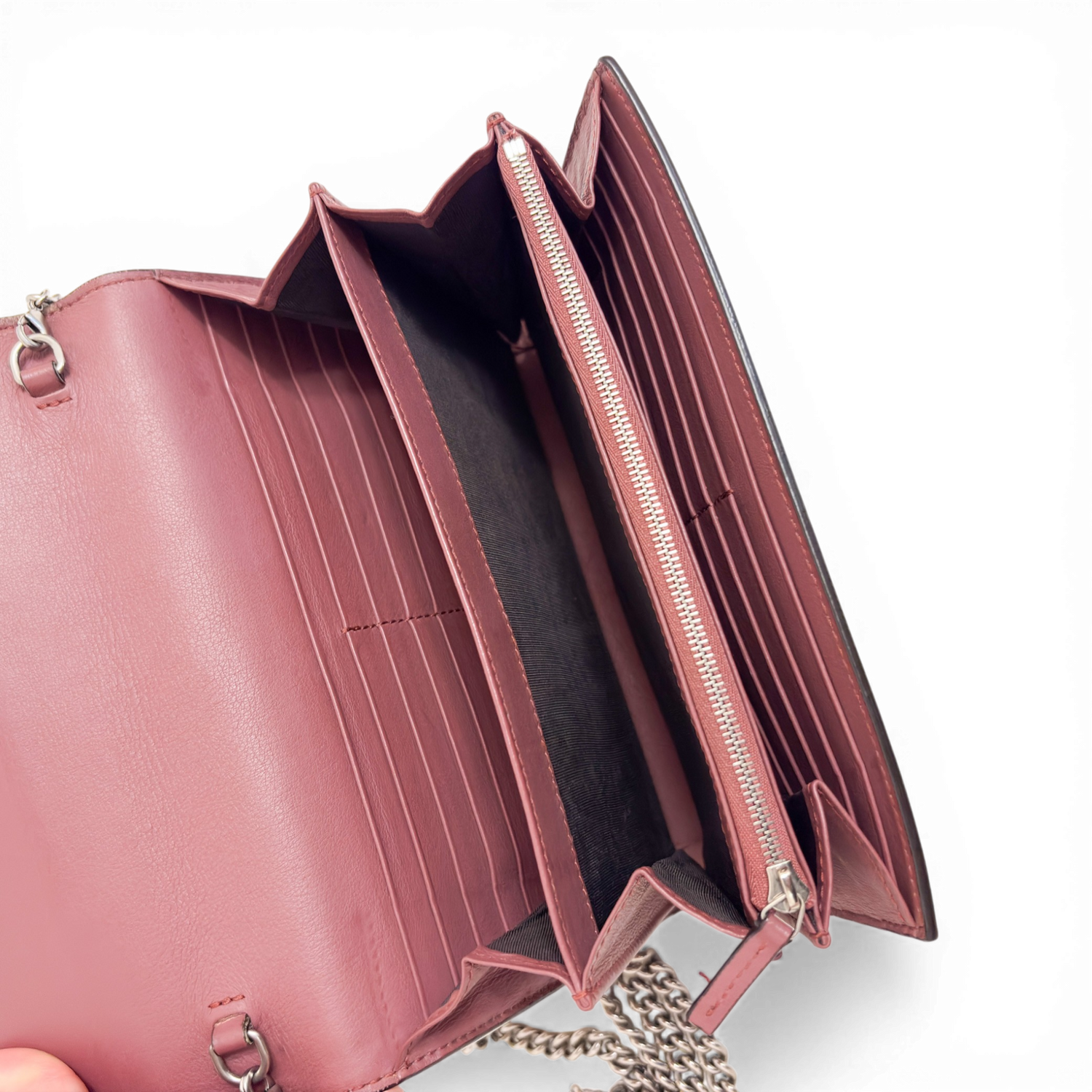 GG Supreme Dionysus Chain Shoulder Bag Pink Blooms