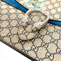 GG Supreme Dionysus Chain Shoulder Bag Blue Blooms
