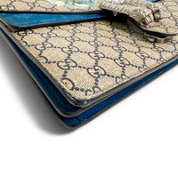 GG Supreme Dionysus Chain Shoulder Bag Blue Blooms