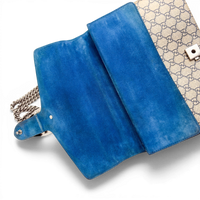 GG Supreme Dionysus Chain Shoulder Bag Blue Blooms