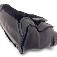 Leather Phantom Luggage Tote Bag Black