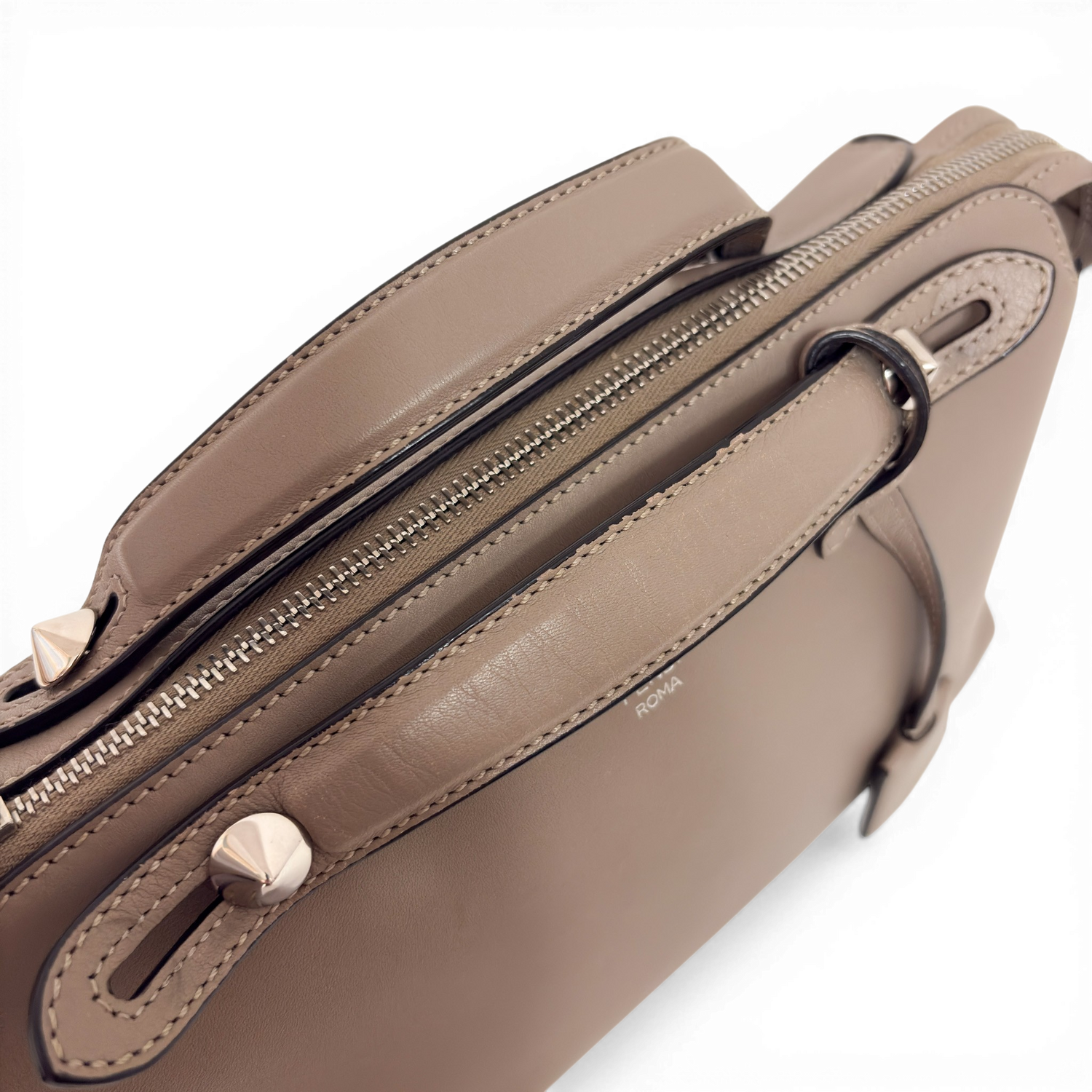 Vitello Dolce Medium By The Way Boston Bag Tortora