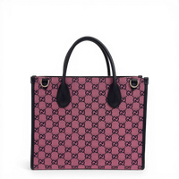 GG Supreme Canvas Tote Bag Pink