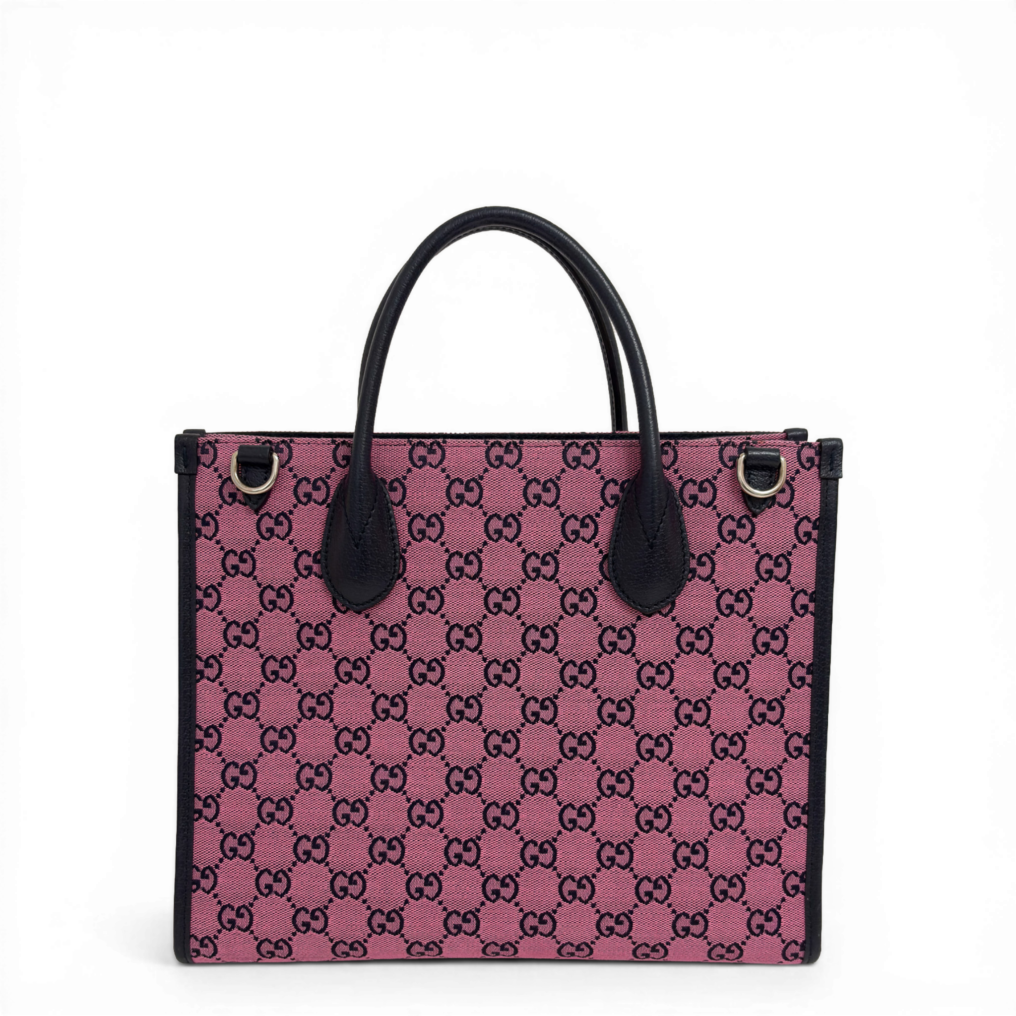 GG Supreme Canvas Tote Bag Pink