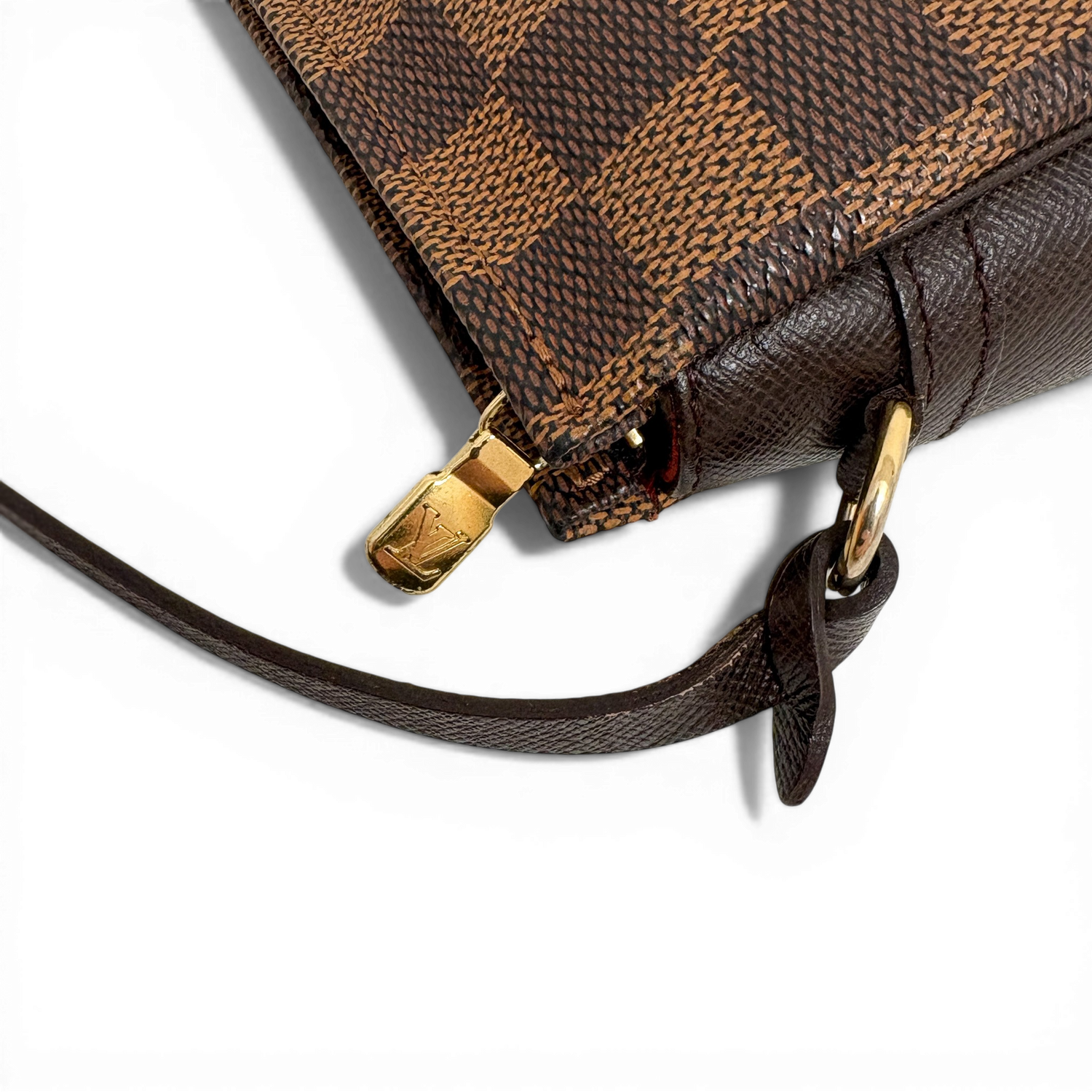 Damier Ebene Trousse Pochette Brown