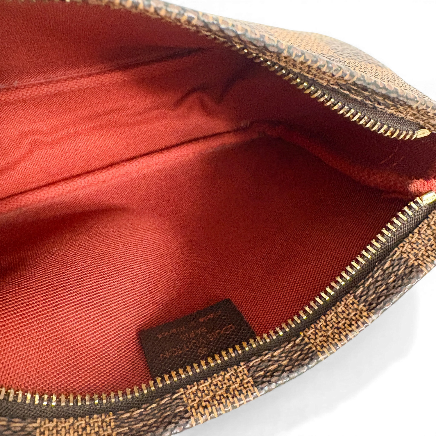 Damier Ebene Trousse Pochette Brown
