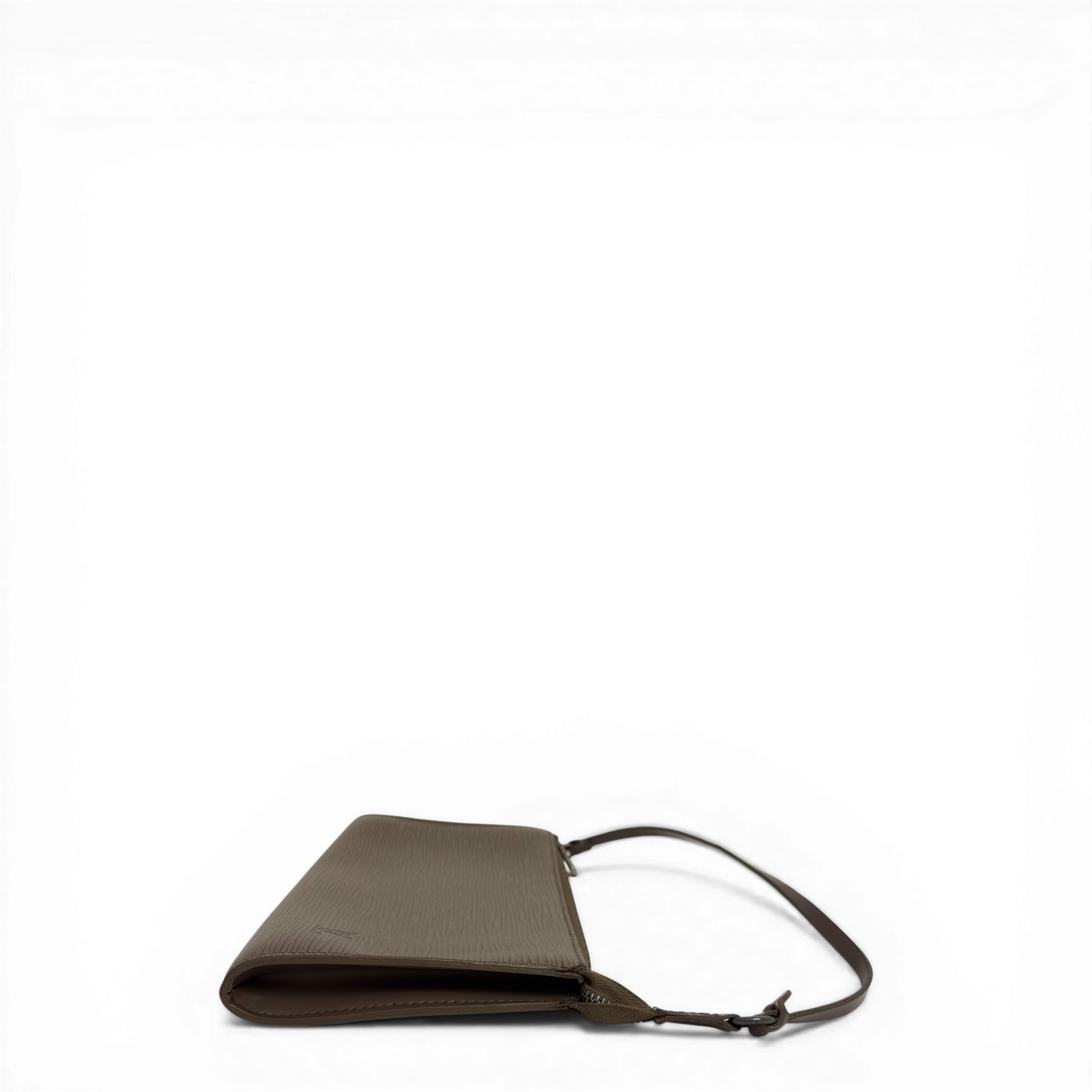 Louis Vuitton Epi Pochette Accessories 24 Gray