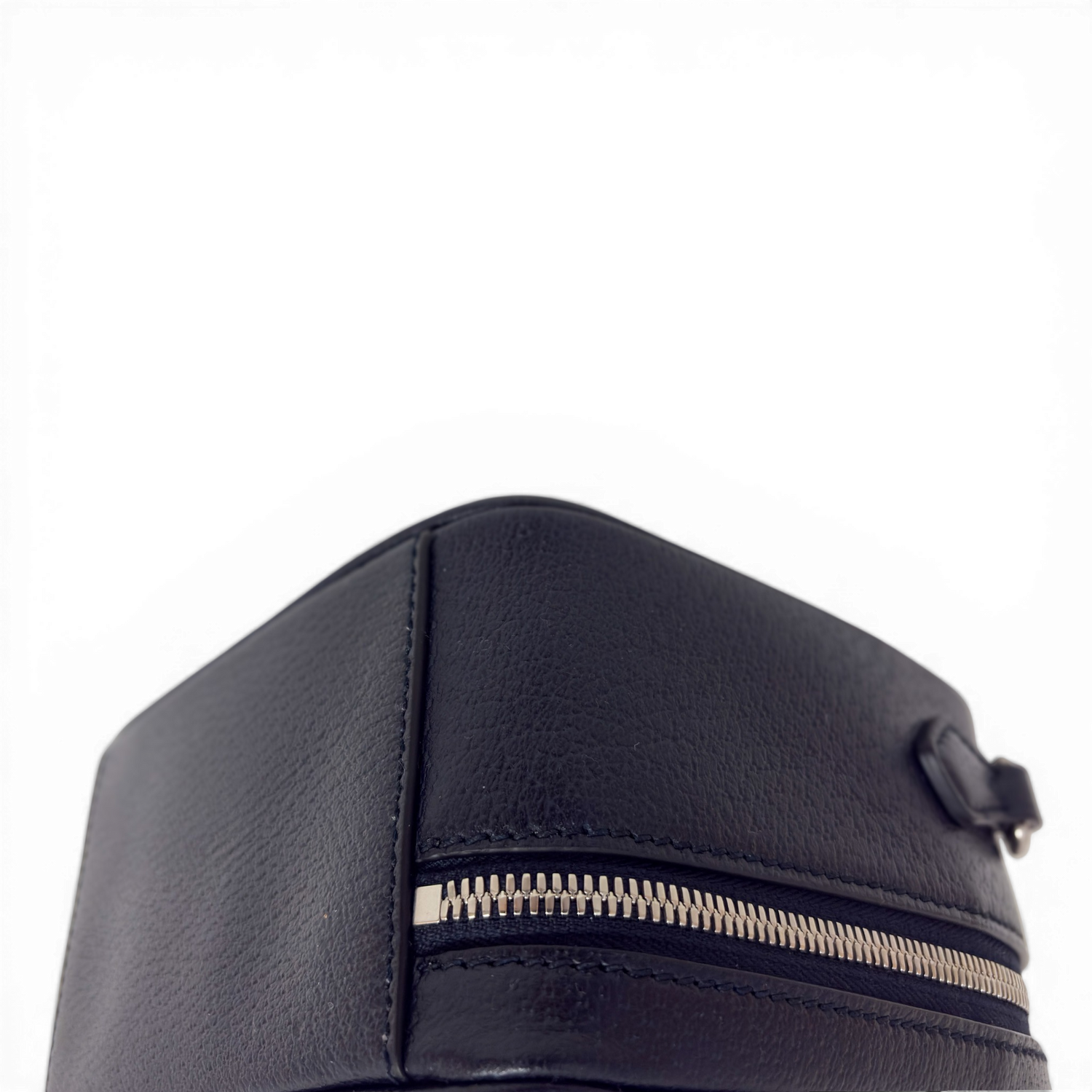 GG Supreme Monogram Small Ophidia Top Handle Shoulder Bag Beige Navy