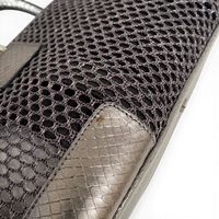 Mesh Tote Bag Silver