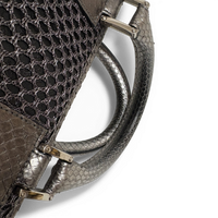 Mesh Tote Bag Silver