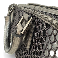 Mesh Tote Bag Silver