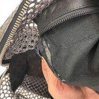 Mesh Tote Bag Silver
