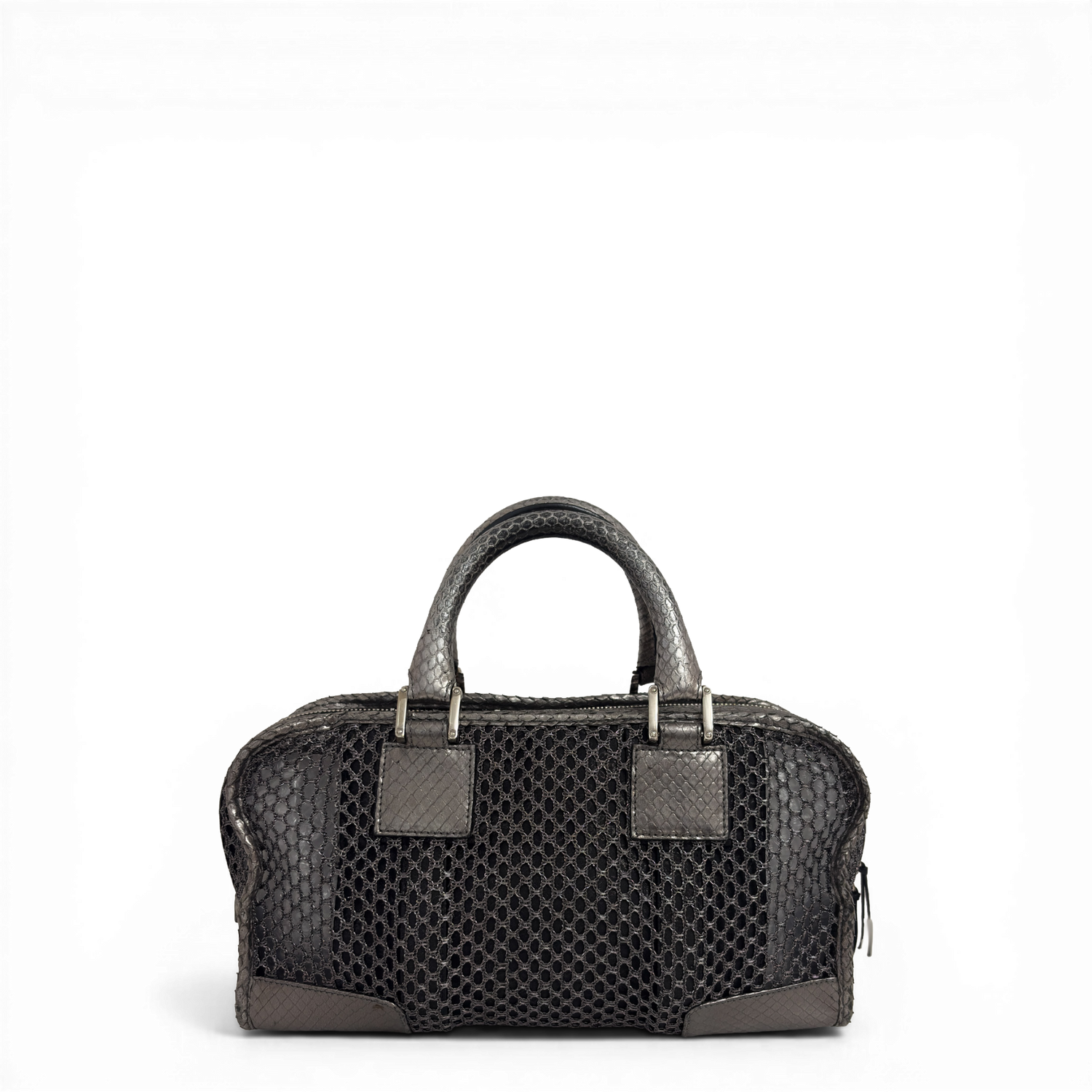 Mesh Tote Bag Silver