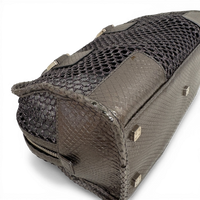 Mesh Tote Bag Silver