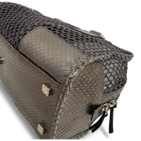 Mesh Tote Bag Silver