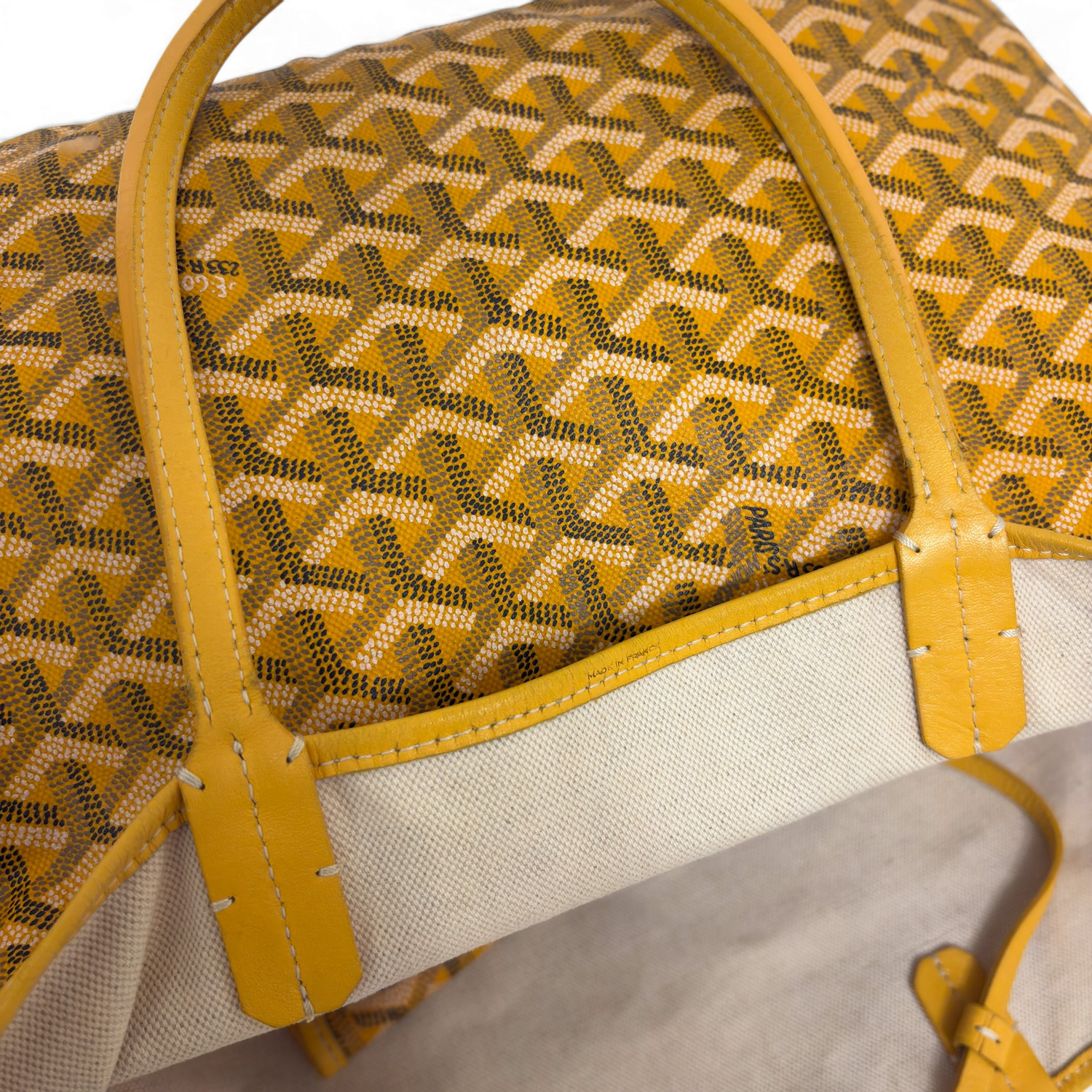 Goyardine Saint Louis PM Yellow