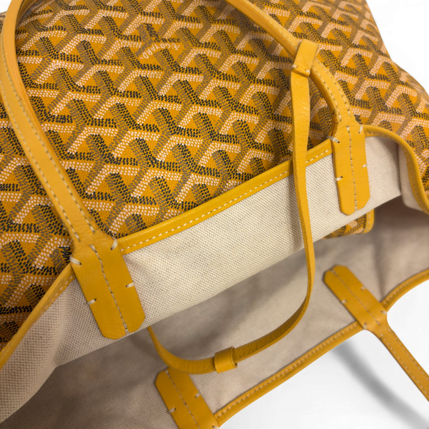 Goyardine Saint Louis PM Yellow