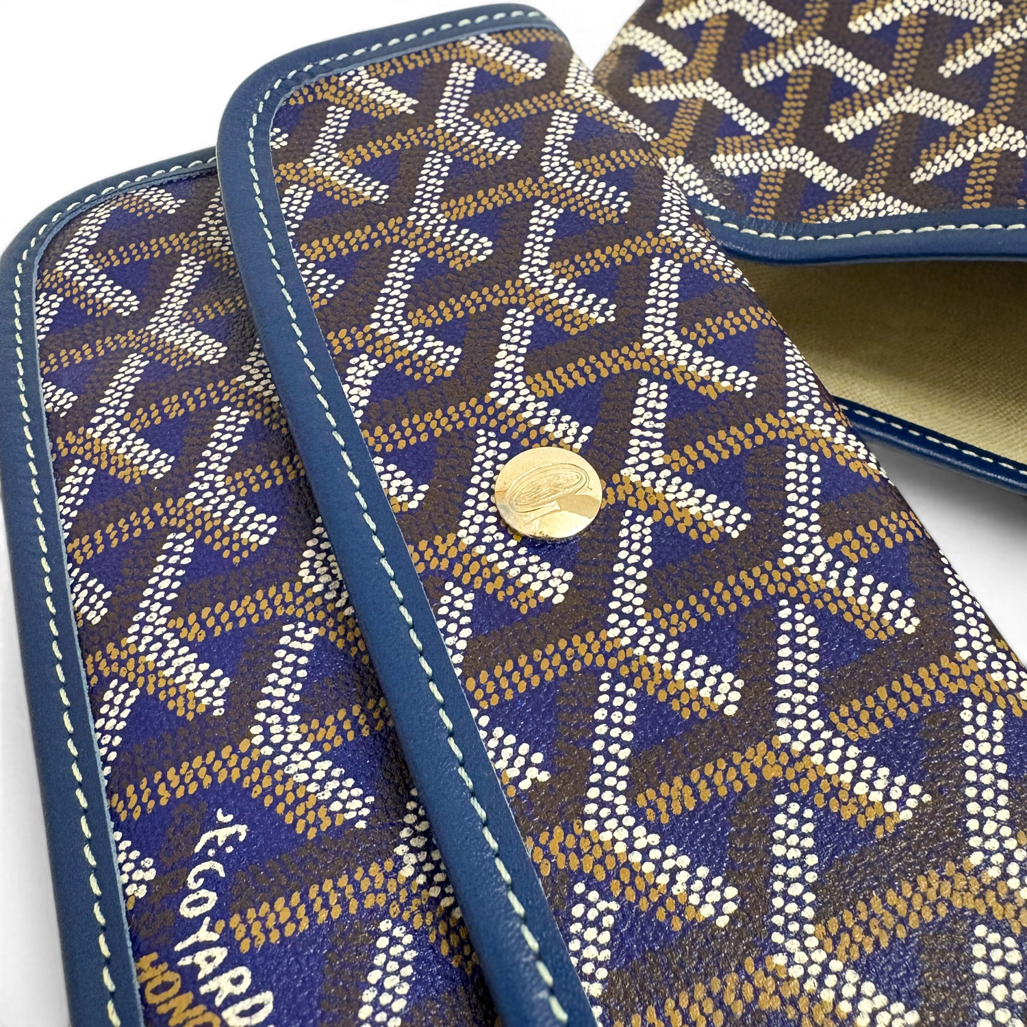 Goyardine Saint Louis PM Navy & Brown