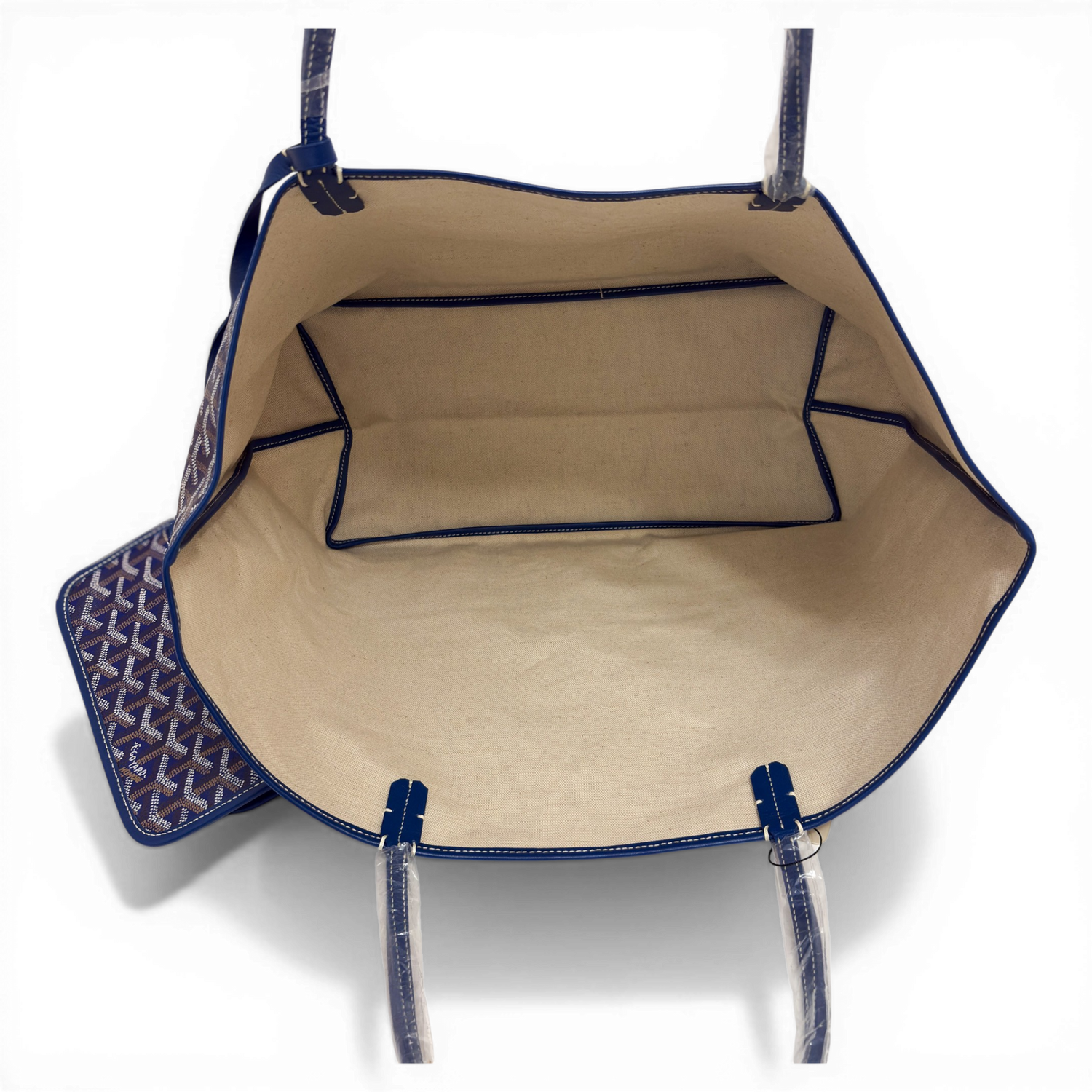 Goyardine Saint Louis PM Navy & Brown