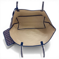Goyardine Saint Louis PM Navy & Brown