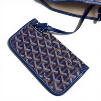Goyardine Saint Louis PM Navy & Brown