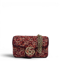 GG Marmont Mini tweed Shoulder Bag Multicolor