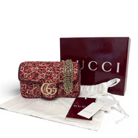 GG Marmont Mini tweed Shoulder Bag Multicolor