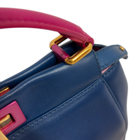 Peekaboo Leather handbag Navy