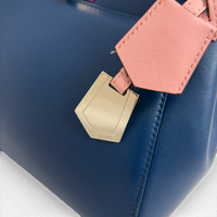 Peekaboo Leather handbag Navy