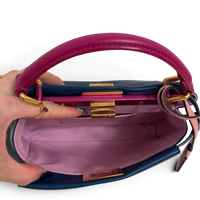 Peekaboo Leather handbag Navy
