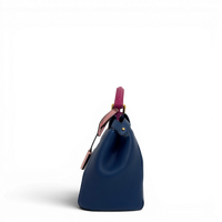 Peekaboo Leather handbag Navy