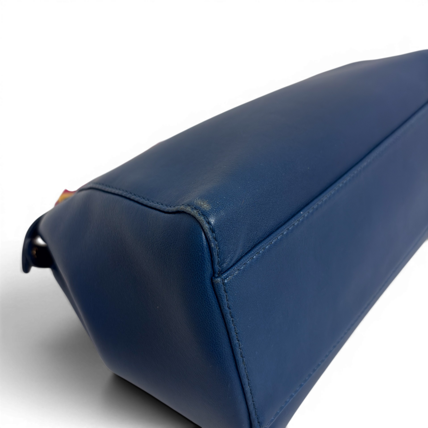 Peekaboo Leather handbag Navy