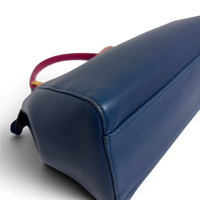Peekaboo Leather handbag Navy