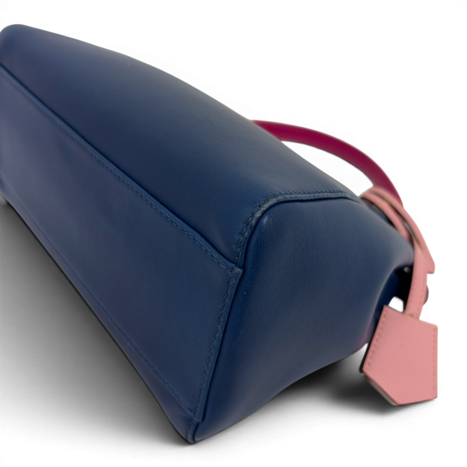 Peekaboo Leather handbag Navy
