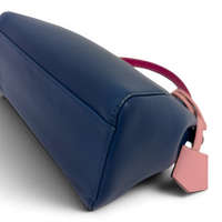 Peekaboo Leather handbag Navy