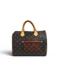 Monogram Perforated Speedy 30 Orange