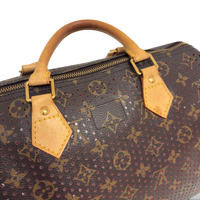 Monogram Perforated Speedy 30 Orange