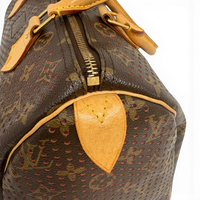 Monogram Perforated Speedy 30 Orange