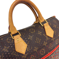 Monogram Perforated Speedy 30 Orange