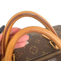 Monogram Perforated Speedy 30 Orange