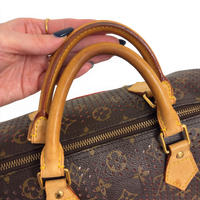 Monogram Perforated Speedy 30 Orange
