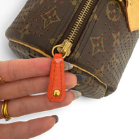 Monogram Perforated Speedy 30 Orange