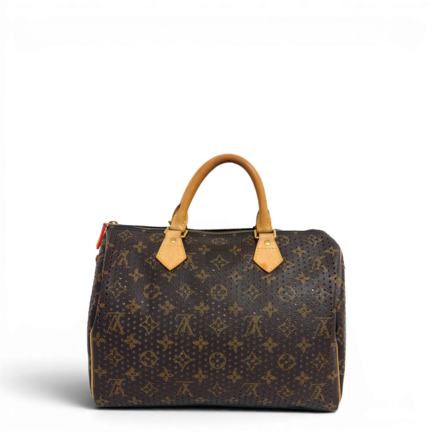Monogram Perforated Speedy 30 Orange