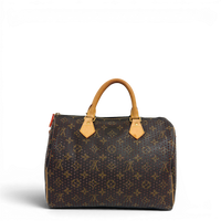 Monogram Perforated Speedy 30 Orange