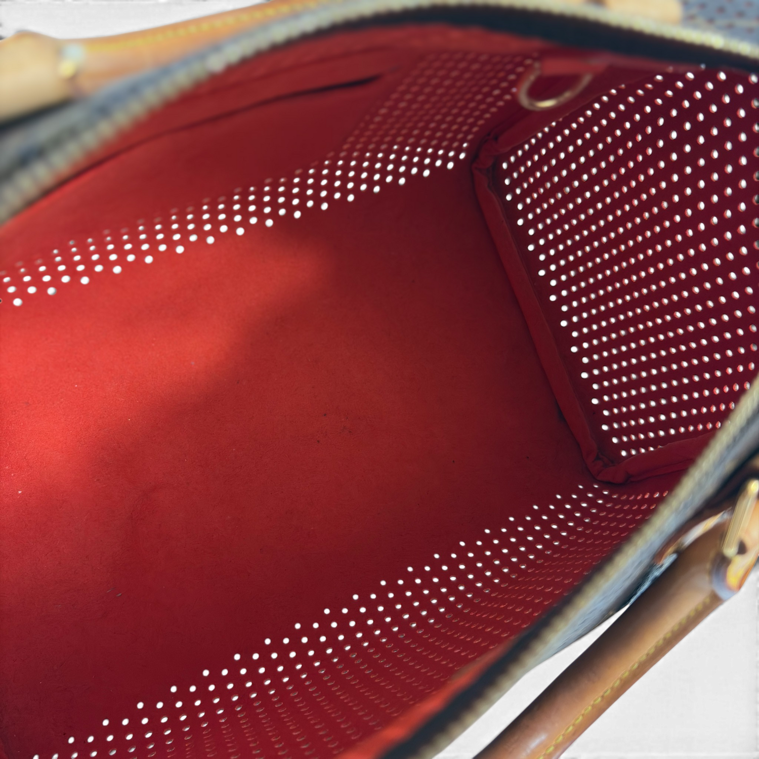 Monogram Perforated Speedy 30 Orange