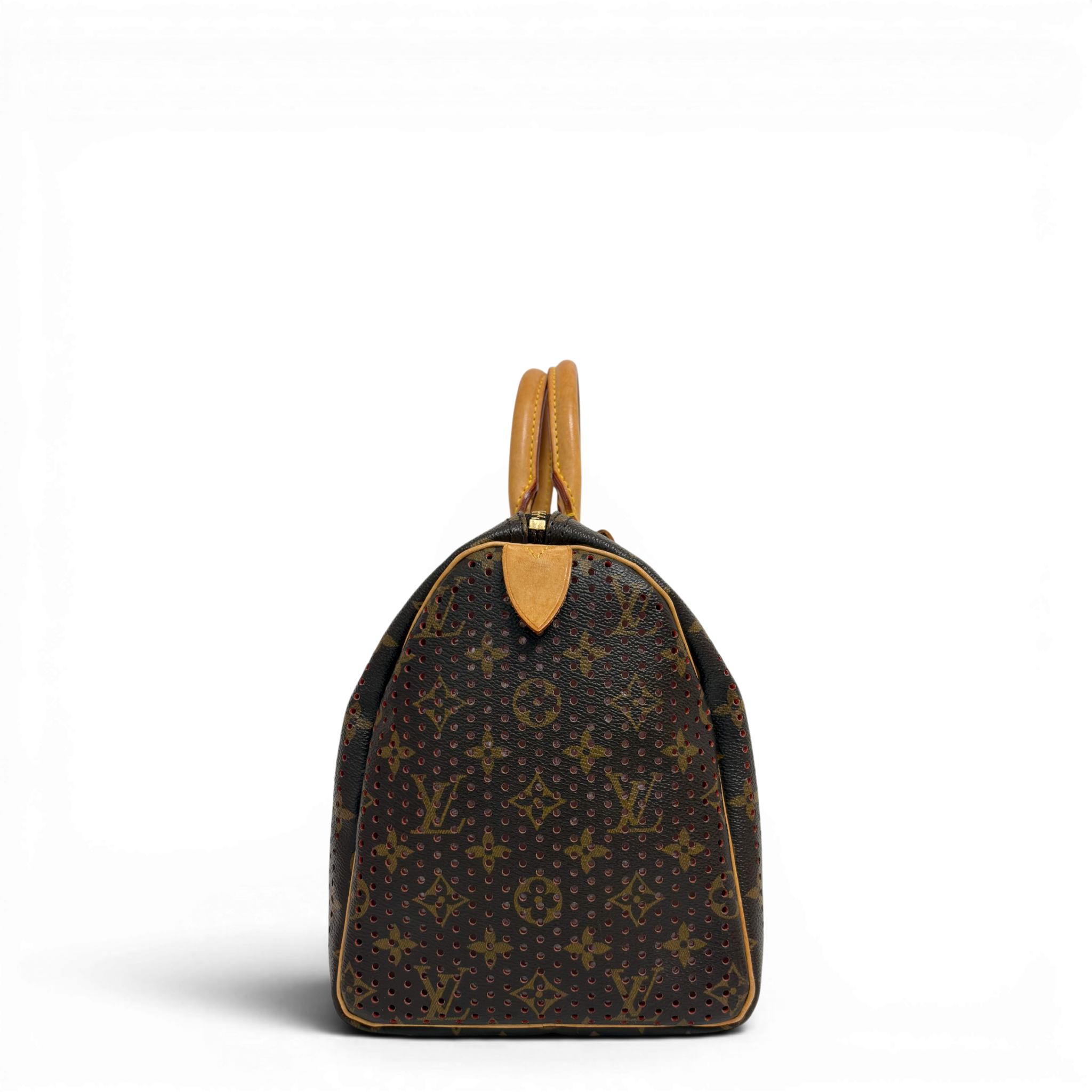 Monogram Perforated Speedy 30 Orange