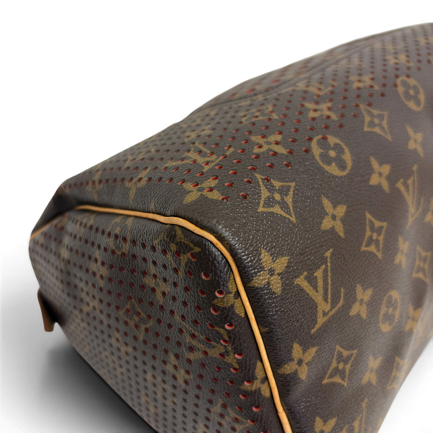 Monogram Perforated Speedy 30 Orange