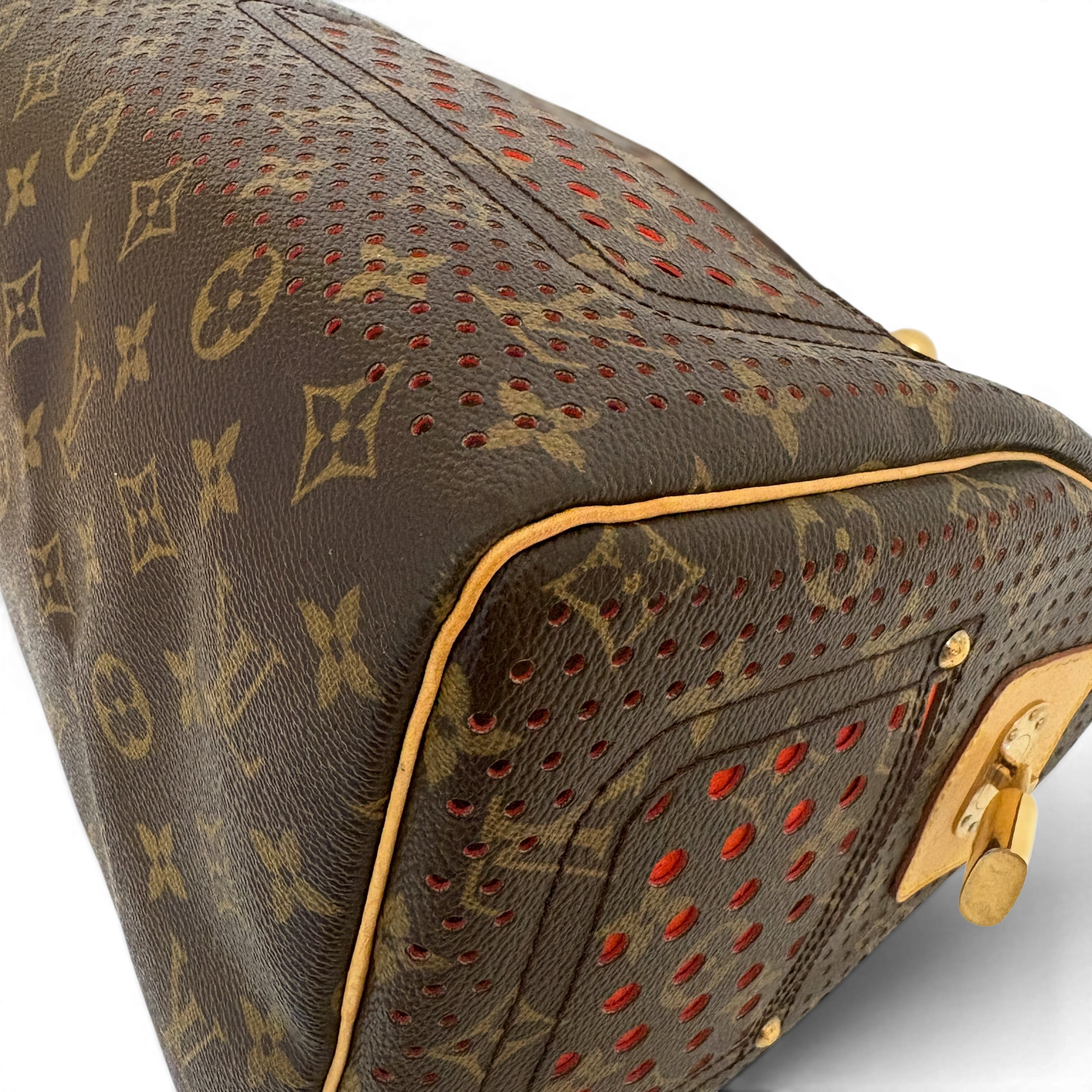 Monogram Perforated Speedy 30 Orange