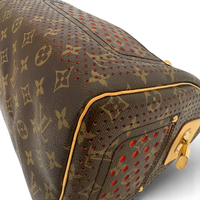Monogram Perforated Speedy 30 Orange